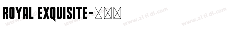 Royal Exquisite字体转换